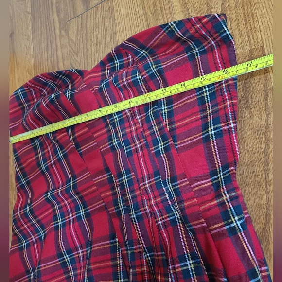 Trina Turk Strapless Plaid Top Size 8 NWT - Picture 5 of 7